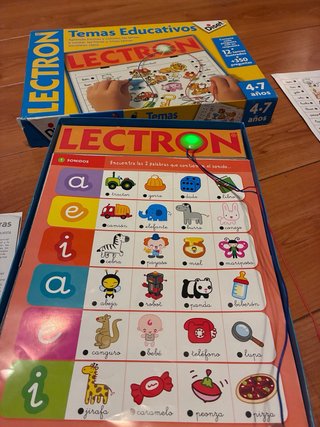 Juego Lectron Temas Educativos Diset 4-7 años