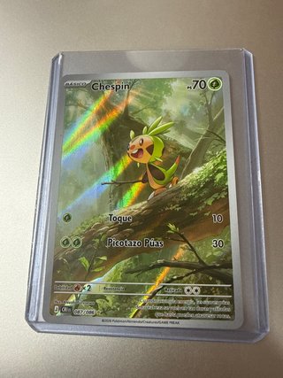 Carta Pokémon Chespin Caos Creciente 087