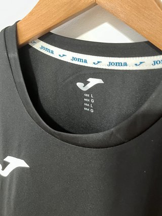 Camiseta Joma negra técnica deportiva talla L