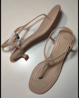 Sandalias Mango Beige