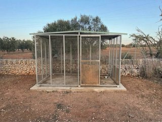 Jaula o Perrera Metálica reforzada de Exterior