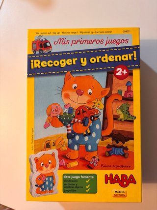 Juego de mesa ¡Recoger y ordenar! Haba