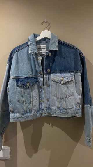 Chaqueta vaquera patchwork Pull&Bear