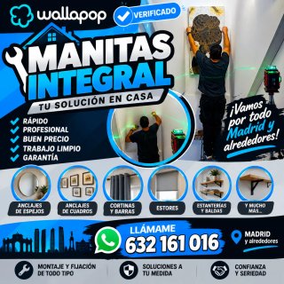 MANITAS ECONOMICO|PROFESIONAL|RÁPIDO|TODO MADRID