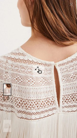 Blusa Desigual con Flecos Estilo Boho
