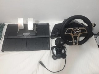 Volante, Pedales y Joystick PS4