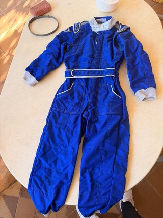 Mono Karting Sparco Azul Niño