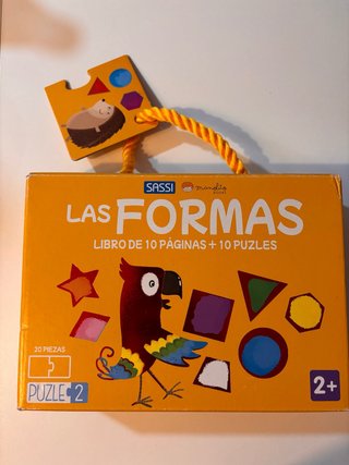 Puzzle y Libro Las Formas Sassi
