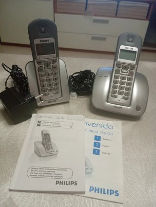 Dúo Teléfonos Inalámbricos Philips