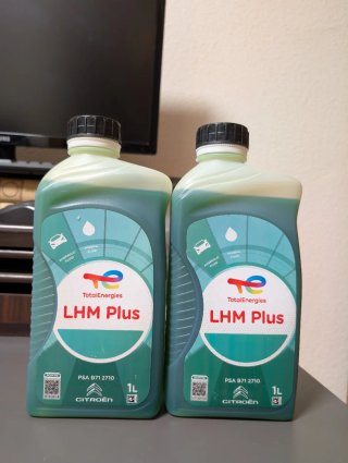 2 Botellas de Aceite Hidráulico LHM Plus