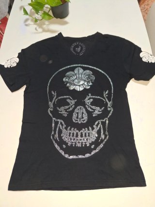Camiseta Roberto Geissini Negra Talla S