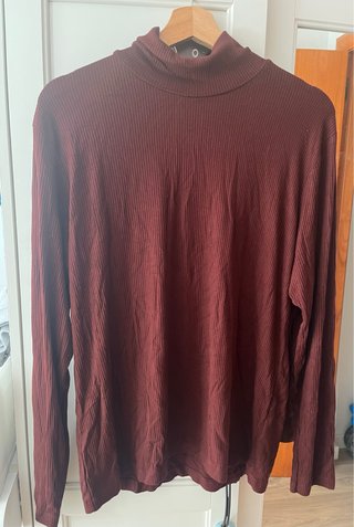Camiseta de manga larga cuello alto