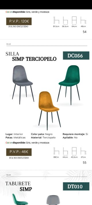 Sedie Lux in similpelle