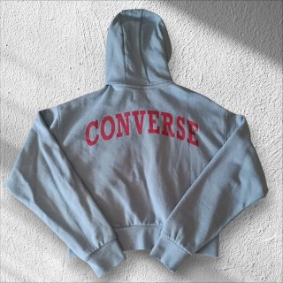 Sudadera Converse All Star cremallera azul M