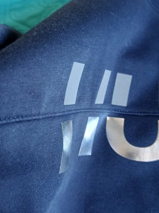 Sweatshirt Hugo azul escuro estampado homem L