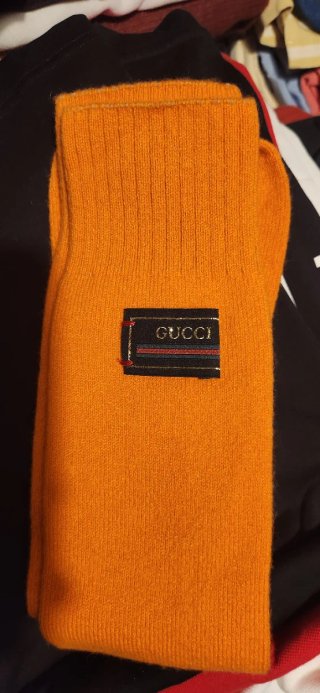 Calcetines Gucci Naranja Talla Única