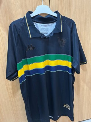 Camiseta de Fútbol Kappa Negra