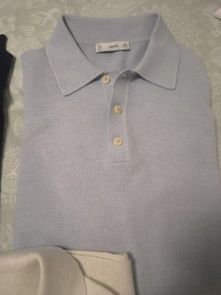 3 Polos Mango Hombre Talla M
