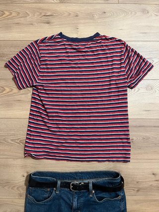 Camiseta Ralph Lauren rayas rojo azul talla S
