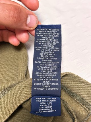 Polo Ralph Lauren Polo Jeans Verde Oliva Patchwork