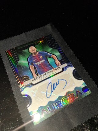 Cromo Javier Mascherano Autógrafo Panini Barça