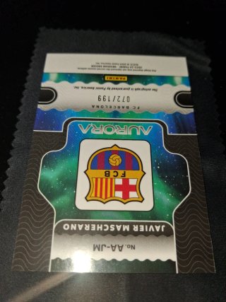 Cromo Javier Mascherano Autógrafo Panini Barça