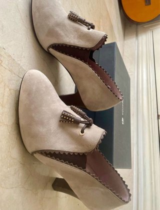 Botines de piel con tacón