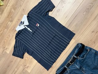 Polo Fila White Line azul marino talla M