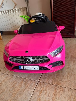 Coche Eléctrico Infantil Mercedes Rosa