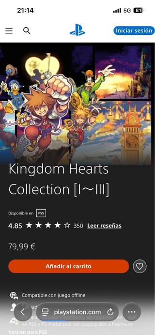 Kingdom Hearts Collection (I-III) PlayStation 5