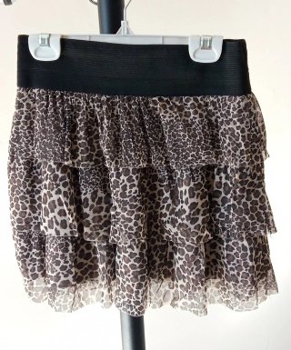 Minifalda animal print Talla S
