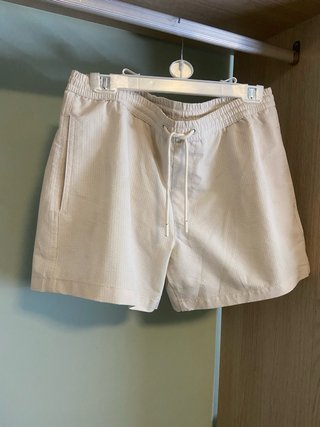 Pantalón corto Zara hombre beige