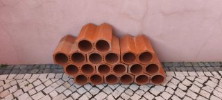Garrafeira de barro para garrafas de vinho – Terra