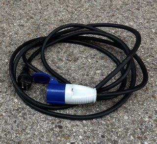 Cable conexión autocaravana, caravana, camper.