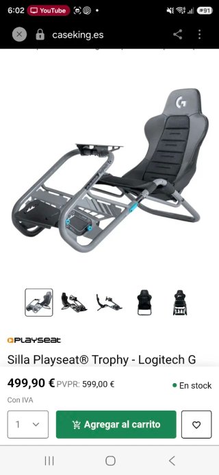 Silla Playseat Trophy Logitech G