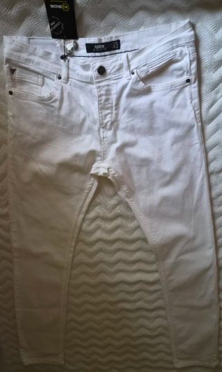 Vaqueros INSIDE Slim Fit blancos talla 42 nuevos