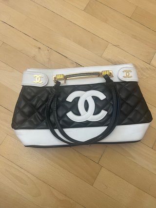 Borsa Vintage Chanel Nero e Bianco