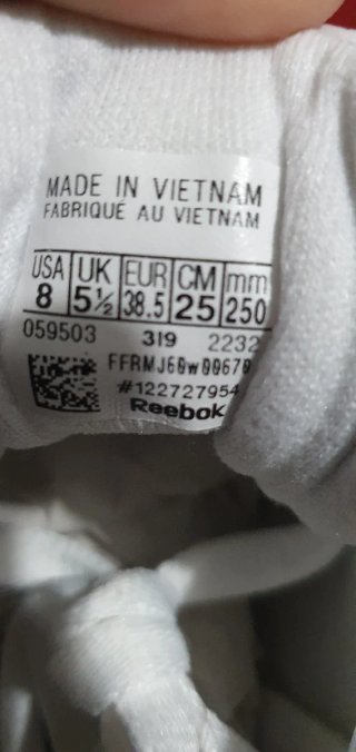 Zapatillas Reebok Classic leather Blancas 38.5
