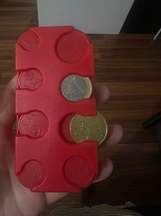 Monedero organizador monedas Euro