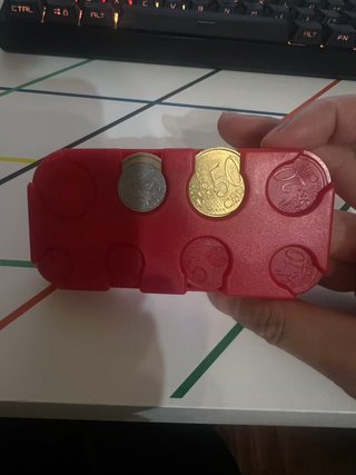 Monedero organizador monedas Euro