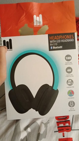 Auriculares Roseland RH-510 LED Bluetooth