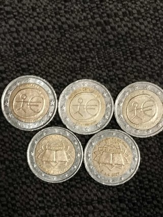 Lote Daniel 5 monedas conmemorativas