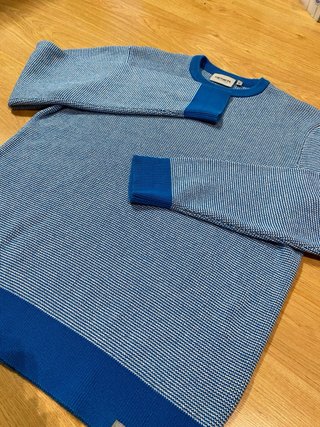 Jersey Carhartt Azul y Blanco Talla M