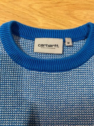 Jersey Carhartt Azul y Blanco Talla M
