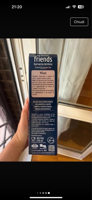 Borraccia termica Miao my friend