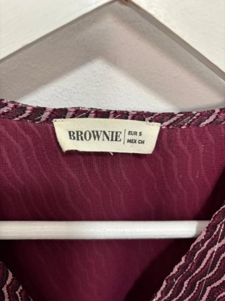 Camisa Brownie Morada Talla S