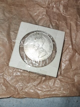 Moneda GEORG V REX IMPERATOR plata 900