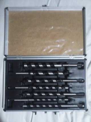 Set de Brocas para Madera en Maletín