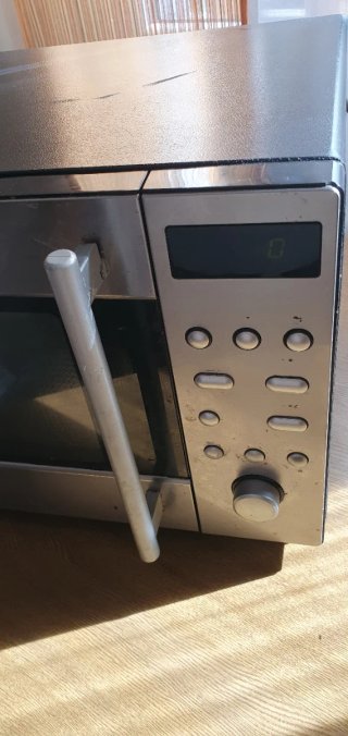 Microondas LG plateado
