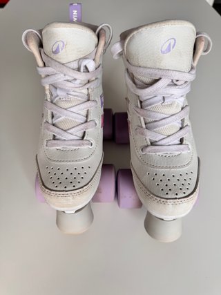 Patines 4 ruedas infantiles blancos